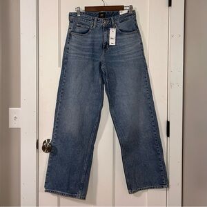 Lee “Rider” loose fit straight leg jeans - medium wash, 27 x 32 - women’s